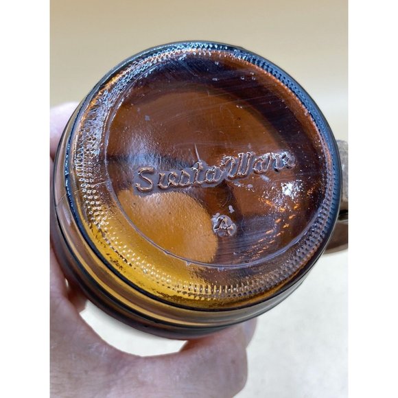 Siesta Ware Vintage MCM Western Tiki Barware Walnut Sleeve Beer Glass & Mug - Picture 15 of 16